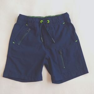Cat & Jack Boys Drawstring 6 Pockets 2T Navy Shorts